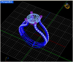 process of designing a custom diamond ring