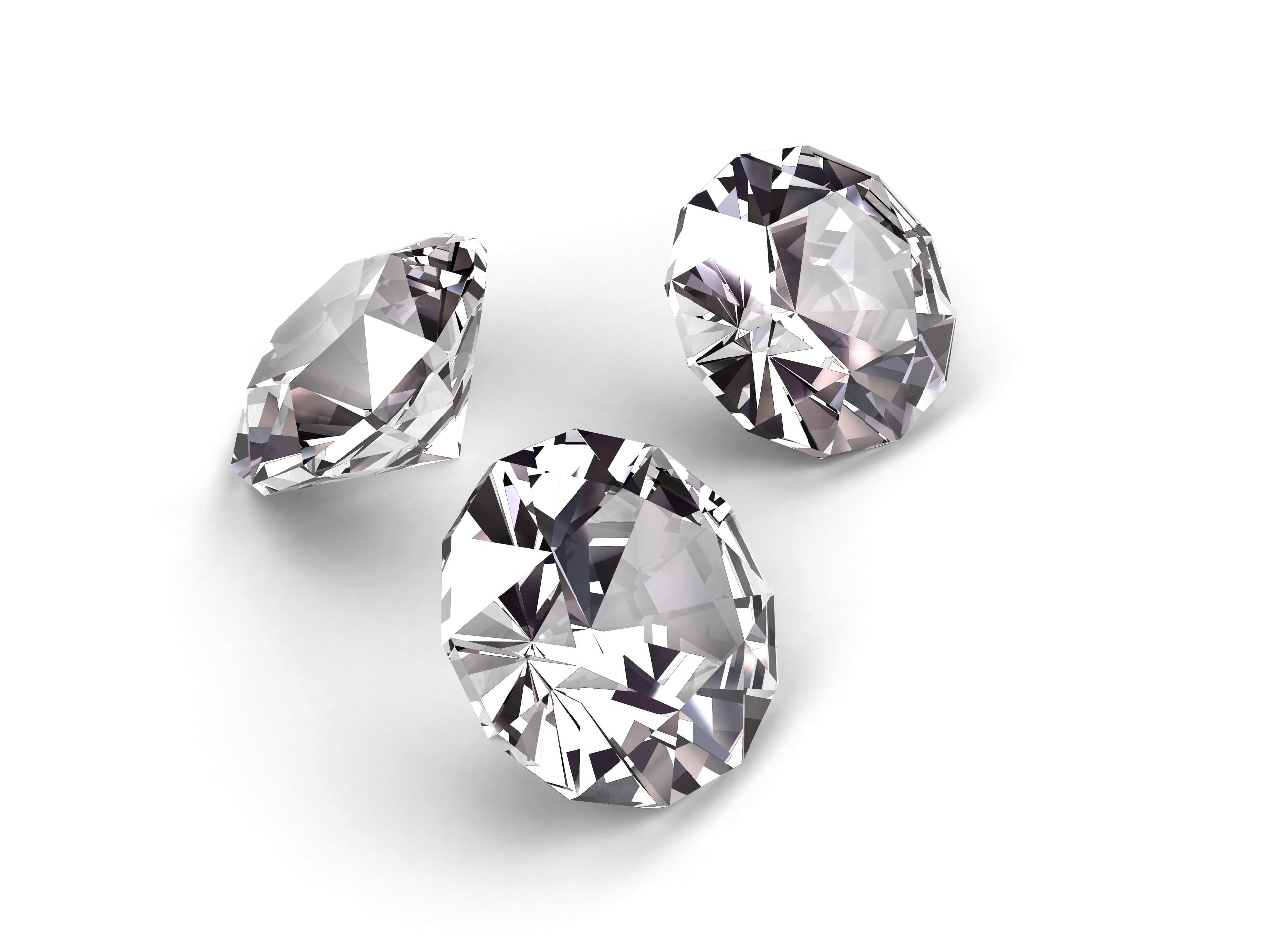 expertly cut diamonds
