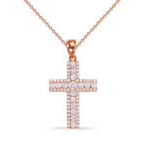Rose Gold Diamond Pendant