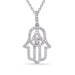 White Gold Diamond Pendant