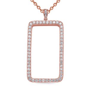 Rose Gold Diamond Pendant