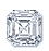 0.4 Carat Asscher diamond