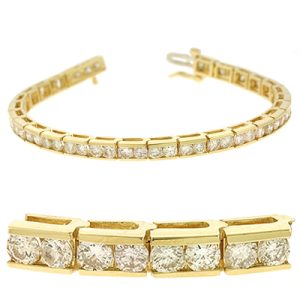 Channel Set Tennis Bracelet