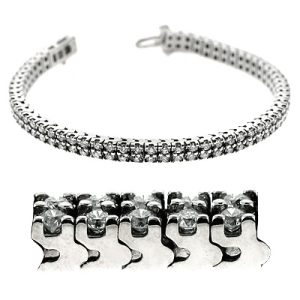 Double Row Tennis Bracelet