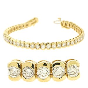 Tube Tennis Bracelet