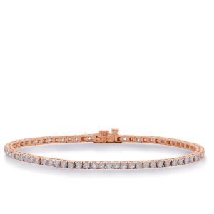 Rose Diamond Tennis Bracelet