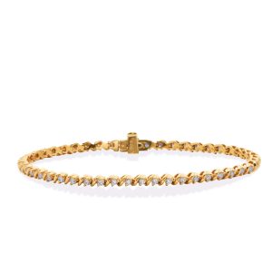 Yellow Gold Diamond Bracelet
