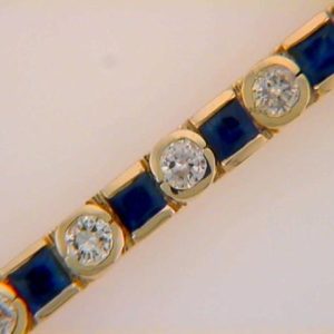 Tanzanite & Diamond Bracelet