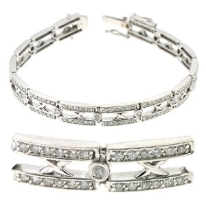 White Gold Diamond Bracelet