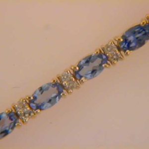 Tanzanite & Diamond Bracelet