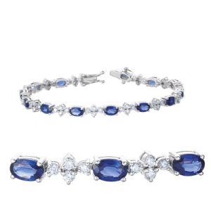 Tanzanite & Diamond Bracelet