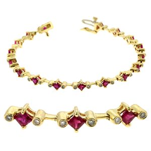 Ruby & Diamond Bracelet