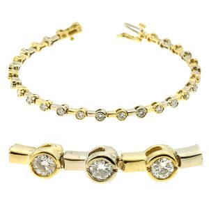 Yellow Gold Diamond Bracelet