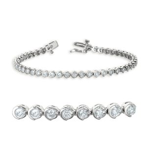 White Gold Tennis Bracelet