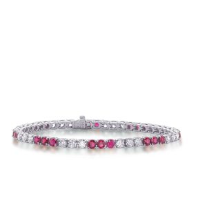 Diamond & Ruby Bracelet
