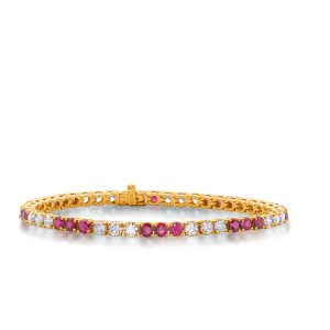 Diamond & Ruby Bracelet