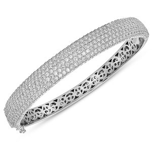 White Gold Bangle Bracelet