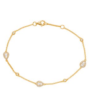 Yellow Gold Diamond Bracelet