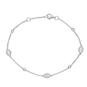 White Gold Diamond Bracelet