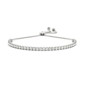 White Gold Bolo Diamond Bracelet