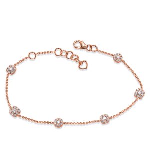 Rose Gold Diamond Bracelet