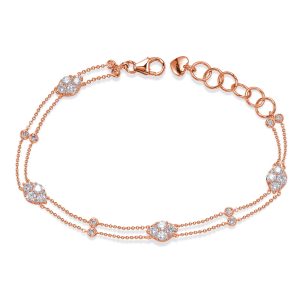 Rose Gold Diamond Bracelet
