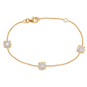 Yellow Gold Diamond Bracelet