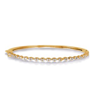 Yellow Gold Bangle Bracelet