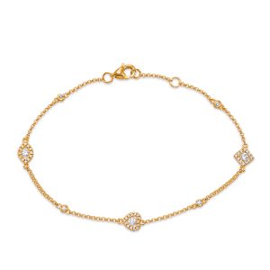 Yellow Gold Diamond Bracelet