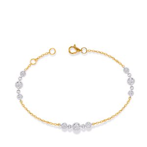 Yellow & White Gold Diamond Bracelet