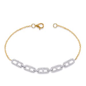 Yellow & White Gold Diamond Bracelet