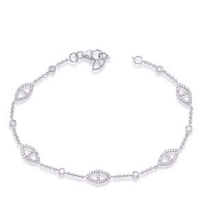 White Gold Diamond Bracelet