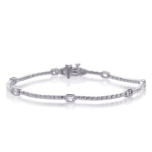 White Gold Diamond Bracelet