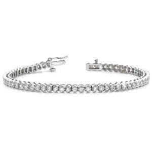 White Gold Tennis Bracelet