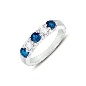 Sapphire & Diamond Ring