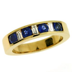 Sapphire & Diamond Eternity