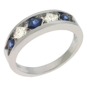 Sapphire & Diamond Ring