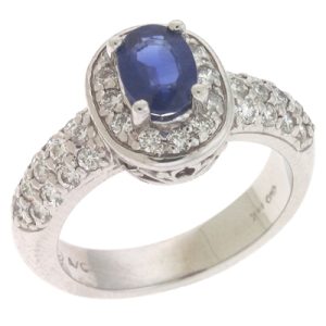 Sapphire & Diamond Ring