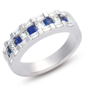 Sapphire & Diamond Ring