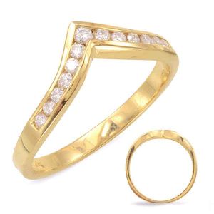 V Shape Diamond Band