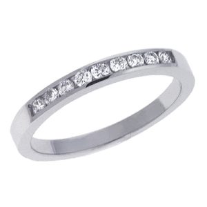Palladium Diamond Band