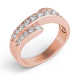 Rose Gold Diamond Band
