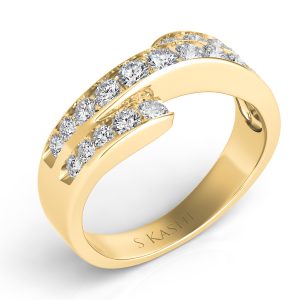Yellow Gold Diamond Band