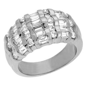 White Gold Diamond Band
