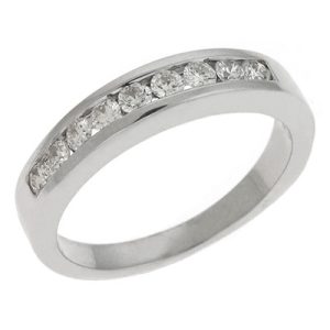 Diamond Channel Set Band