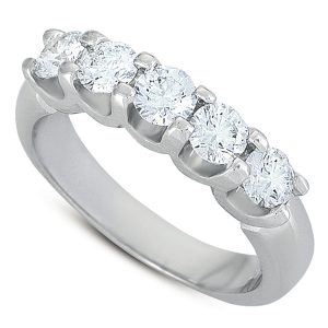 White Gold Diamond Band
