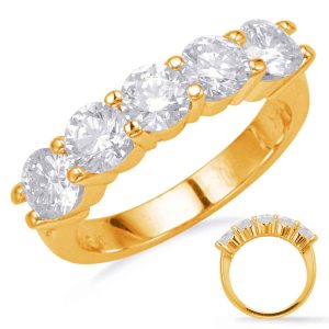Yellow Gold Diamond Band