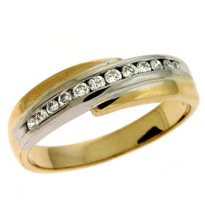 Yellow & White Gold Diamond Ring