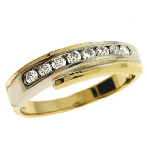 Yellow & White Gold Diamond Ring