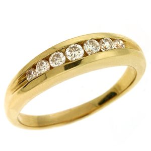 Channel Set Diamond Band